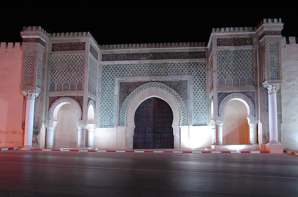 Architektura Starého Města Meknes Maroku — Stock fotografie