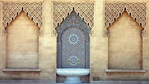 Schöne Handgefertigte Brunnen Marokko — Stockfoto