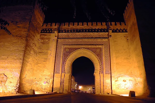 Arquitetura Cidade Velha Meknes Marrocos — Fotografia de Stock