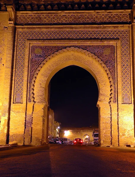 Architettura Della Città Vecchia Meknes Marocco — Foto Stock