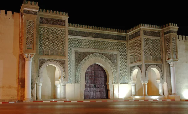 Architektura Starého Města Meknes Maroku — Stock fotografie