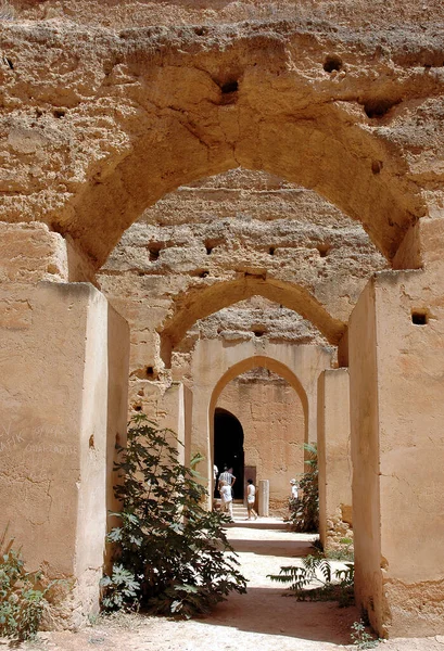 Fas Taki Eski Meknes Kasabasının Mimarisi — Stok fotoğraf
