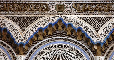 Fas 'ta geleneksel ve el işi zellige (taş)