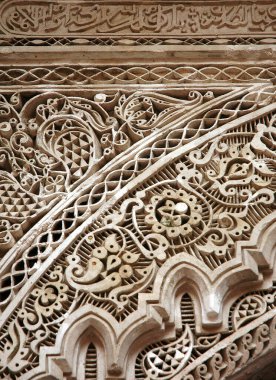 Fas 'ta geleneksel ve el işi zellige (taş)