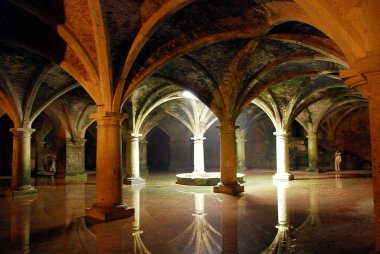 El Jadida 'daki Portekiz sarnıçı, Fas' taki antik Mazagan.