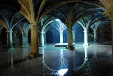 El Jadida 'daki Portekiz sarnıçı, Fas' taki antik Mazagan.