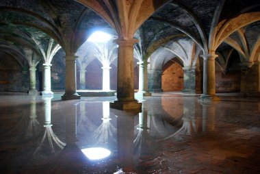 El Jadida 'daki Portekiz sarnıçı, Fas' taki antik Mazagan.