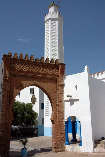 摩洛哥穆斯林的清真寺祈祷场所 — 图库照片