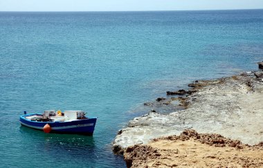 Kuzey Fas 'ta güzel egzotik plaj
