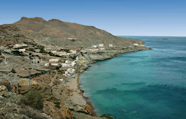 Bela Praia Exótica Norte Marrocos — Fotografia de Stock