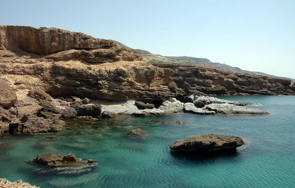 Hermosa Playa Exótica Norte Marruecos — Foto de Stock