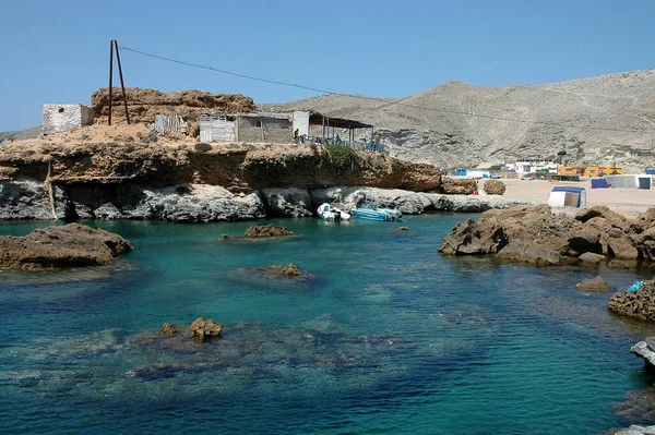 Hermosa Playa Exótica Norte Marruecos — Foto de Stock