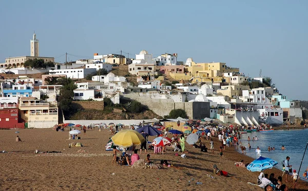 Laguna Azul Moulay Bousselham Marruecos — Foto de Stock