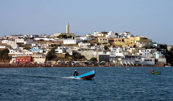 Moulay Bousselham Kék Lagúnája Marokkóban — Stock Fotó