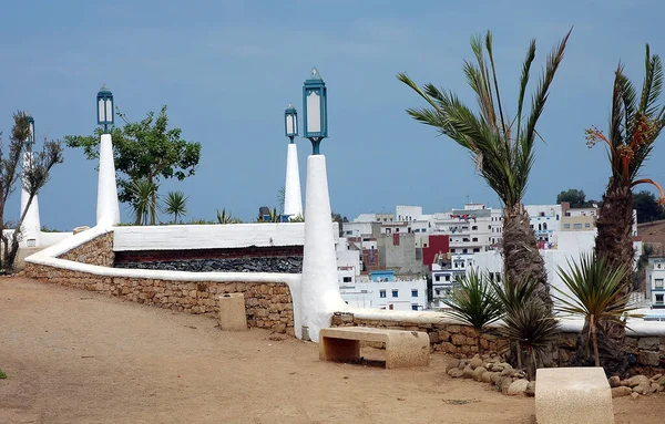 Vue Ville Côtière Diq Dans Nord Maroc — Photo