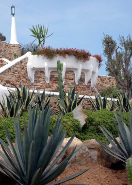 Kuzey Fas 'taki M' DIQ kıyı kasabasının manzarası