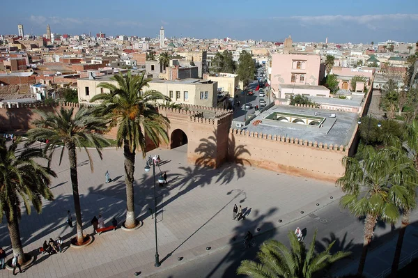 Bad Gharbi Великі Історичні Ворота Уджда Схід Від Марокко — стокове фото