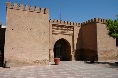 Fas 'ın doğusunda, Oujda' daki kötü al gharbi büyük tarihi kapısı.