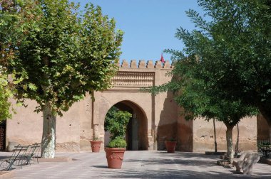 Fas 'ın doğusunda, Oujda' daki kötü al gharbi büyük tarihi kapısı.