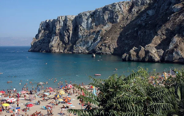 Fas 'taki Al Hoceima adlı turist kasabası.
