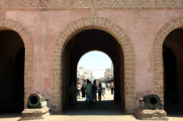 Régi Portugál Építészet Essaouira Mogador Marokkóban — Stock Fotó