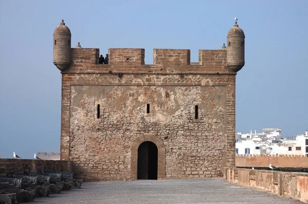 Régi Portugál Építészet Essaouira Mogador Marokkóban — Stock Fotó