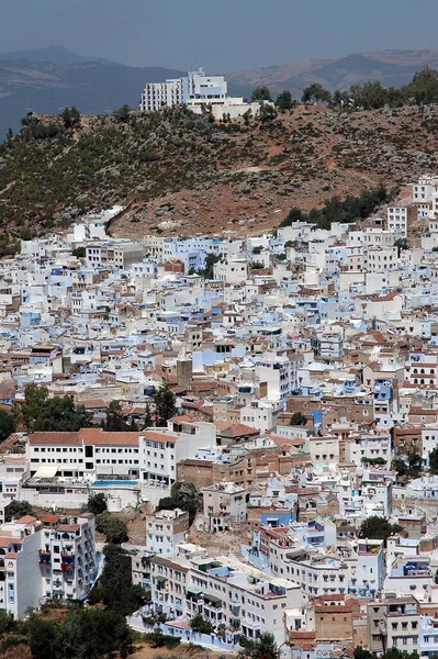 Chefchaouen Blue City Στο Βόρειο Μαρόκο — Φωτογραφία Αρχείου