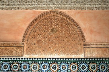 Fas 'ta geleneksel ve el işi zellige (taş)