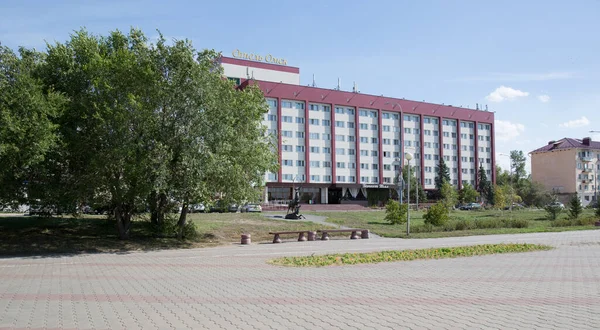 Rosja Omsk Hotel Nabrzeżu — Zdjęcie stockowe