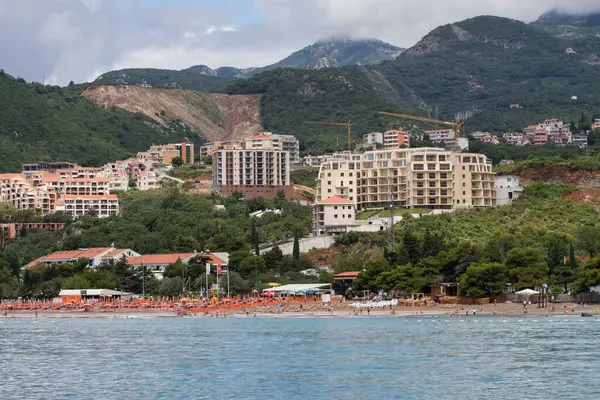 Karadağ Kotor Körfezi dağ manzarası, şehir