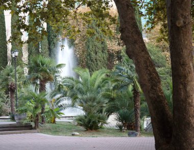 Rusya Soçi kenti mimari manzaraya bakıyor