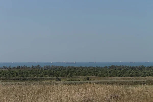 Rusya Krasnodar Krai 'nin Taman köyü manzarası