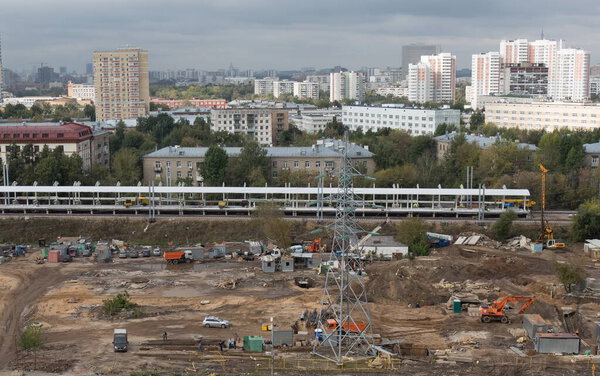Russia views of the city of Moscow in summer