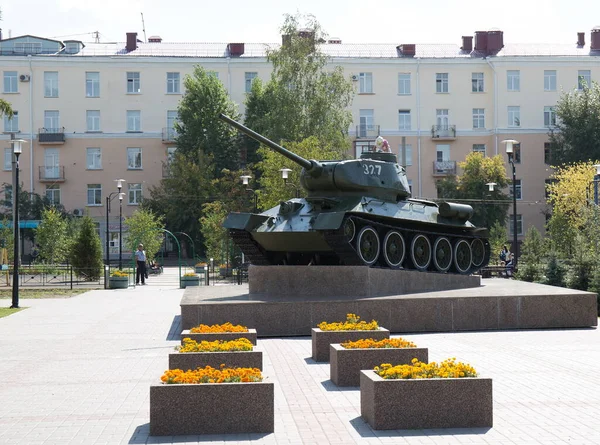 Rusya Sibirya Omsk Şehri Zafer Parkı 