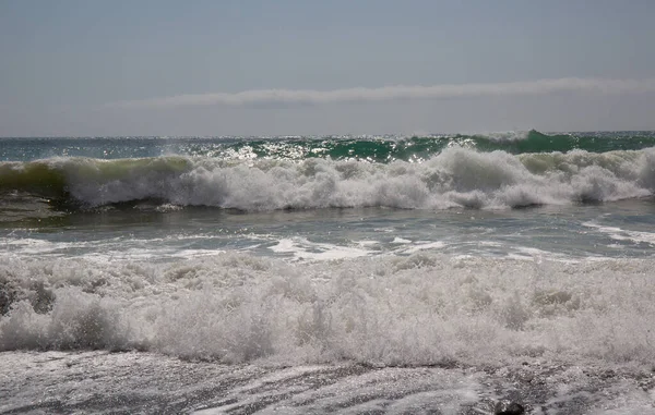 Southern Coast Crimea Sea Waves Spring — Stock Photo, Image