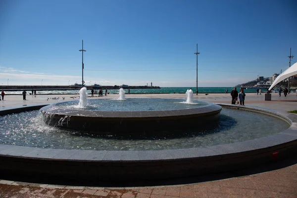 Beautiful Views City Yalta Crimea Ukraine Spring — Stock Photo, Image