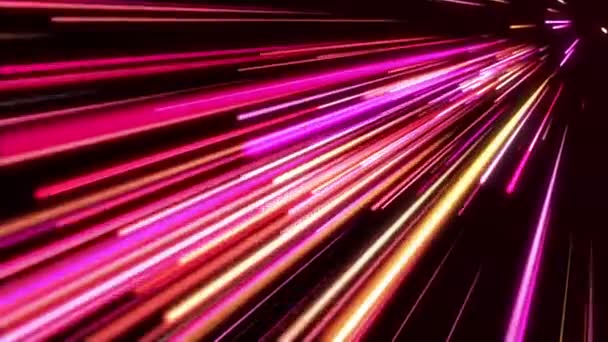 Red light streaks. Abstract motion background. — Stock Video