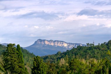 Gürcistan Kafkasya dağlarının güzel manzara