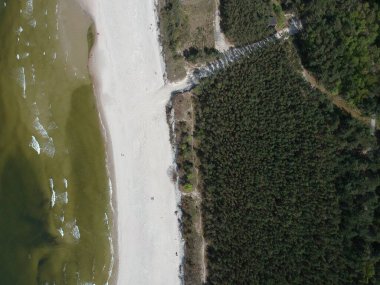 Baltık denizinin güzel manzarası