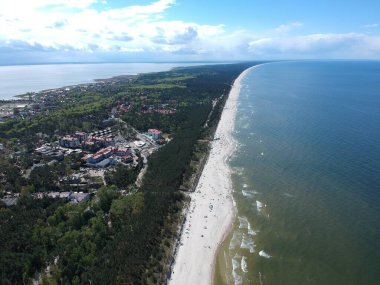 Baltık denizinin güzel manzarası