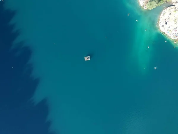 Luchtfoto Van Rivier — Stockfoto