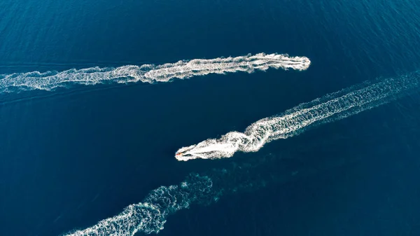 Barco Solitario Océano — Foto de Stock