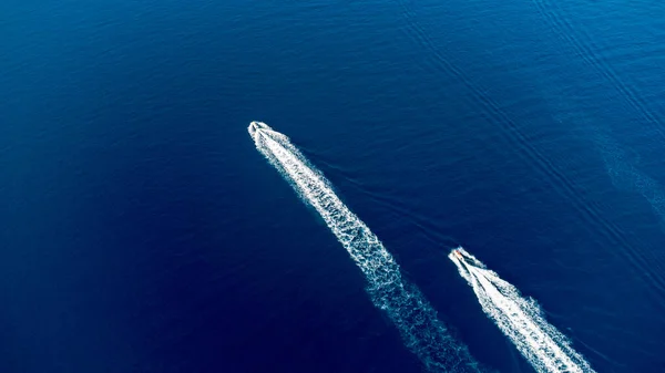 Barco Solitario Océano — Foto de Stock