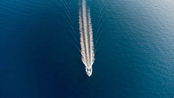 Barco Solitario Océano — Foto de Stock