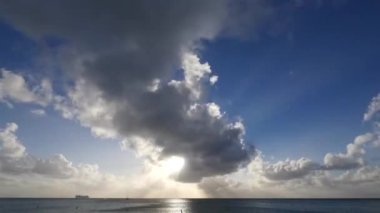 Karayip tropik günbatımı