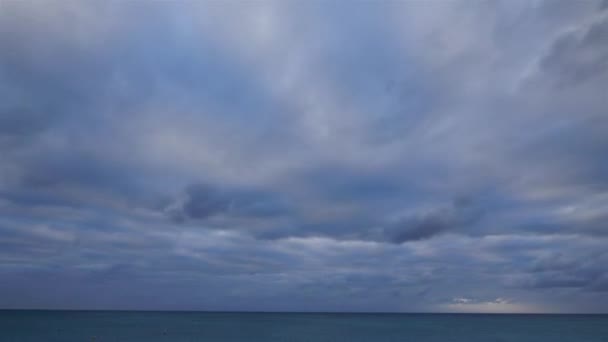 Atardecer tropical en el Caribe — Vídeo de stock