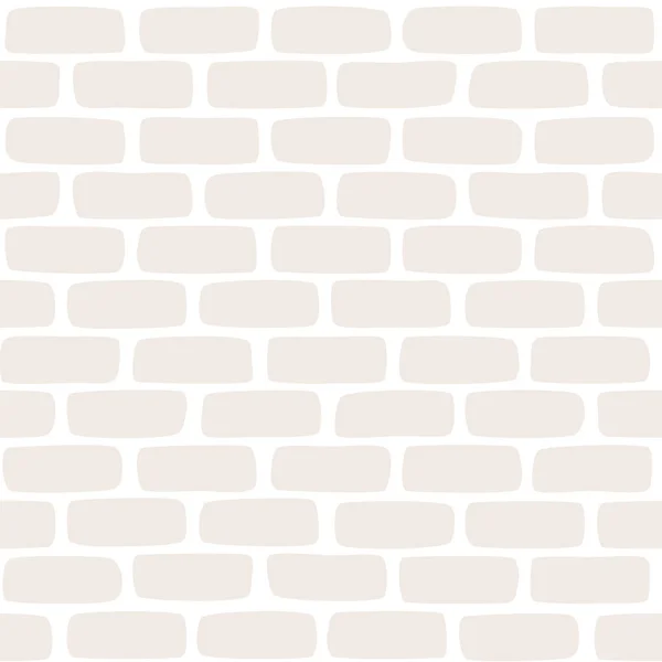 Beyaz zemin üzerinde hafif tuğlalar olan kusursuz bir desen. Tuğla duvar.