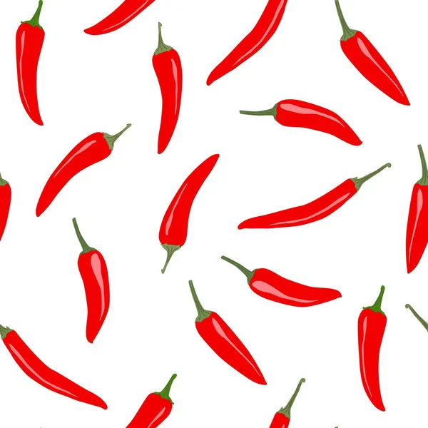 Olgun biberli, dikişsiz sebze deseni. Yiyecek..