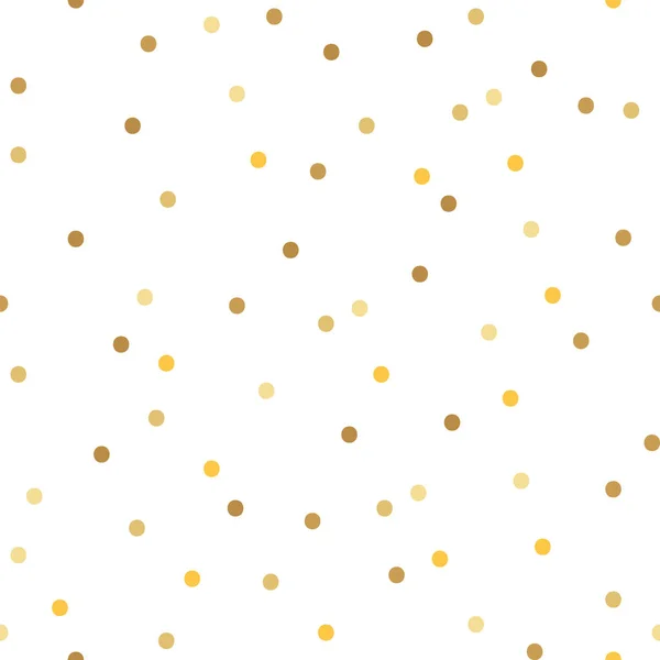 Beyaz arka planda altın benekli pürüzsüz desen. 