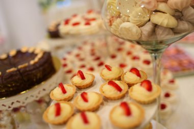 Şeker büfesi lezzetli tatlılar